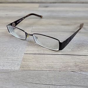 ANNE‎ KLEIN AK9103 538 Eyeglasses Frames Only 52-17 135 Brown Full Rim Rectangle